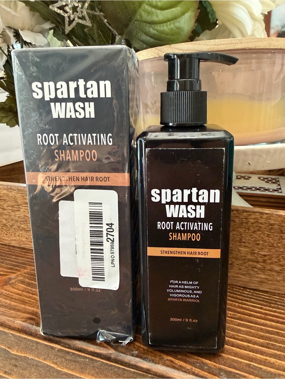 Sealed Spartan Root Activator Shampoo Promotes Hair Growth Men's 9 fl oz 300ml